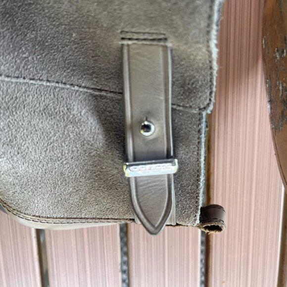 Coach suede beige booties size 7,5 - Picture 2 of 7